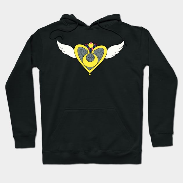 Heart Brooch Hoodie by jennpan